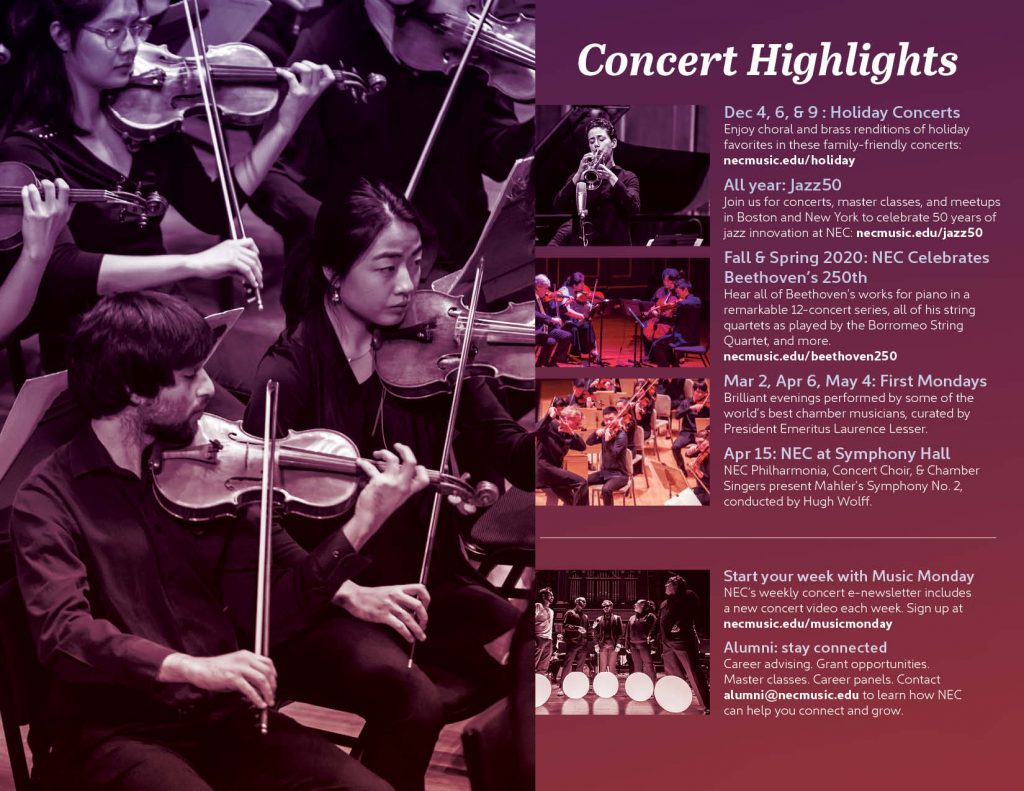 Spring Season Program Inside